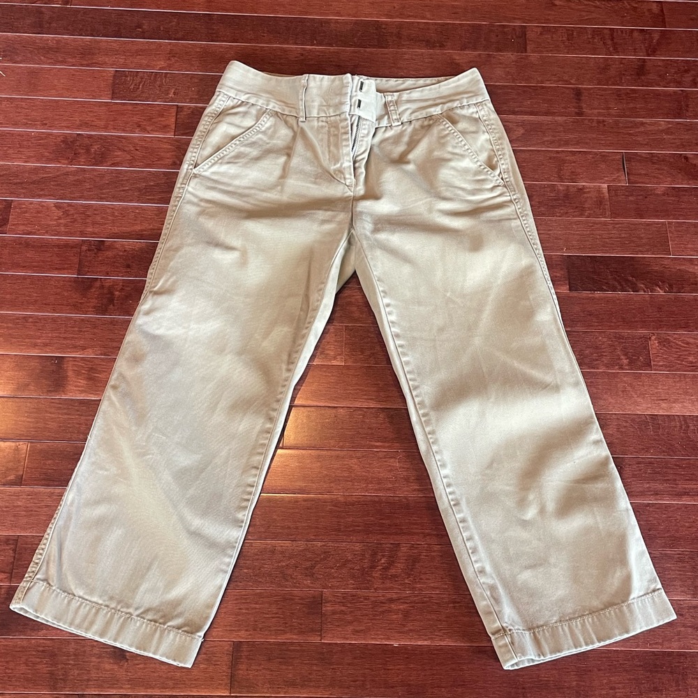 J Crew crop pant, size 4, Favorite Fit.